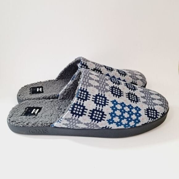 West Elm Shearling Lined Slipper Slides‎  Shoes Size 12 - Picture 1 of 8
